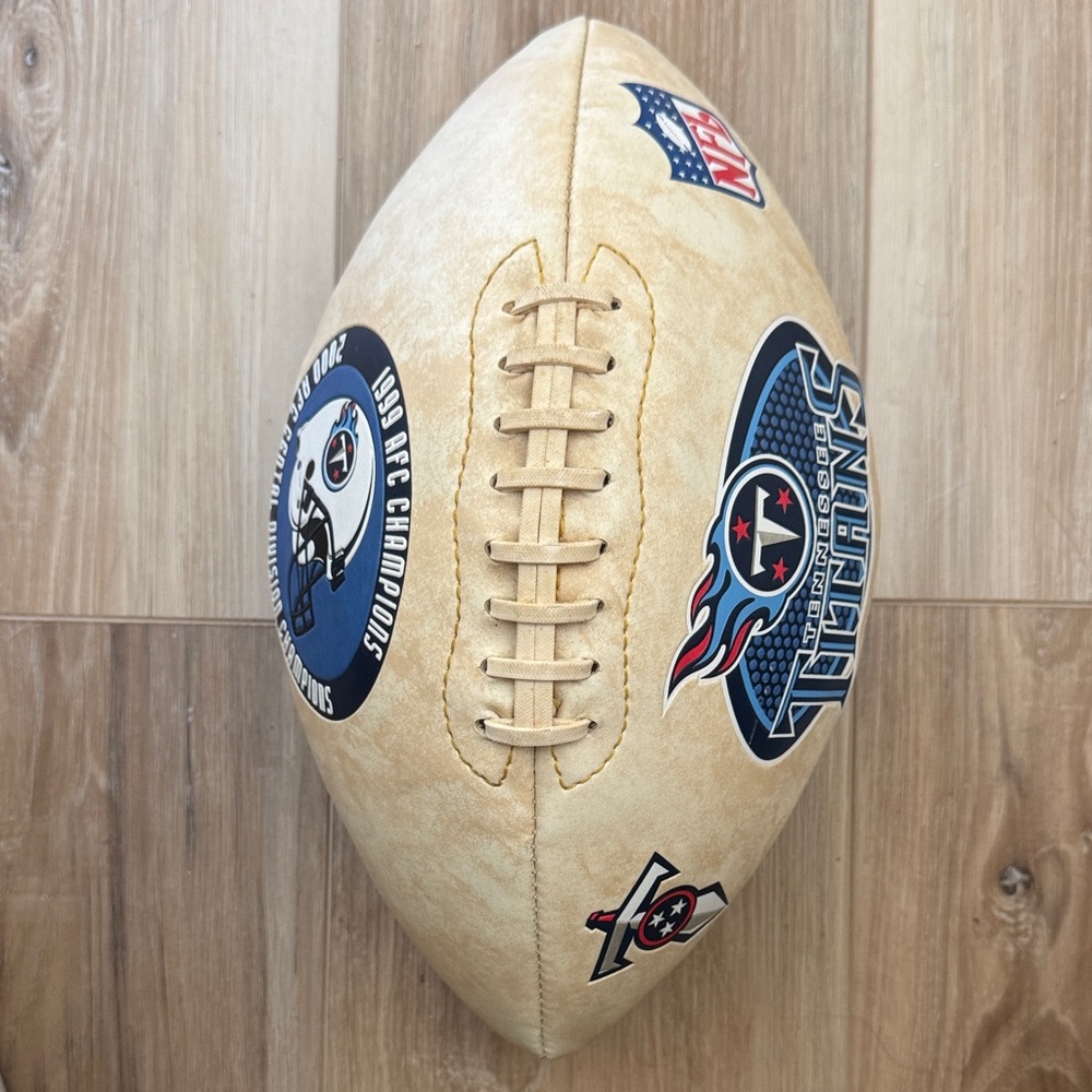 NFL Tennessee Titans Logo Football - Cream and Brown